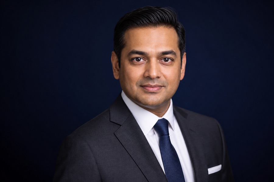 Business headshot example
